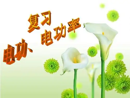 《电功和电功率》复习课