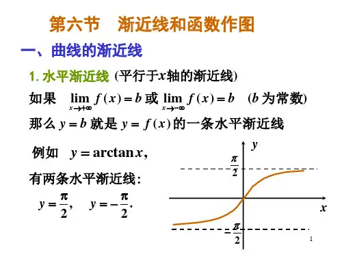 转本高数第三章第六节 渐近线和函数作图
