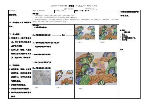 风景装饰画导学案