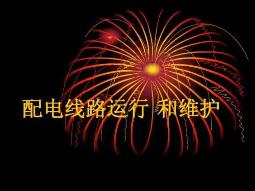 配电线路运行 和维
