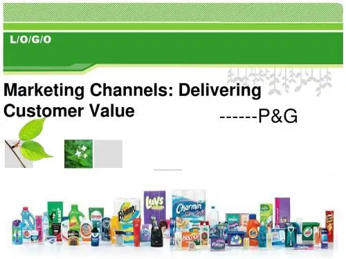 Marketing Channels Delivering Customer Value——P&G