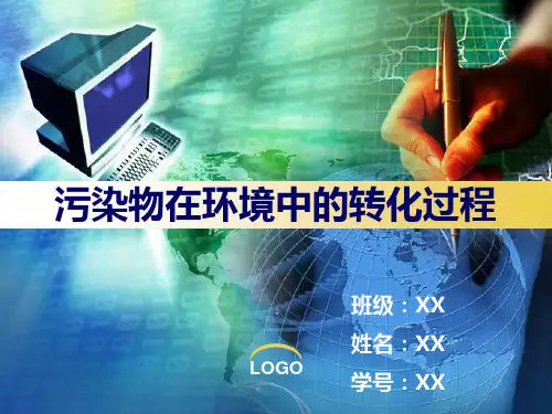 污染物在环境中的转化