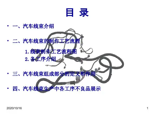 汽车线束资料重点