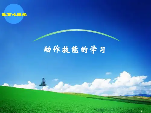 动作技能...