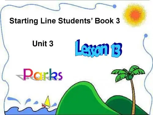 【最新审定版--获奖课件】人教新起点小学英语二年级上册《Unit 5 In the Parks》PPT课件 (2)