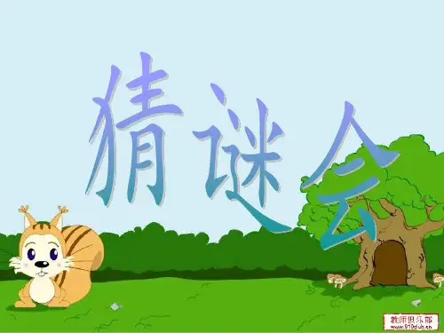 大班语言-《猜谜会》概述