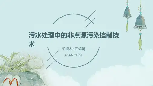 污水处理中的非点源污染控制技术