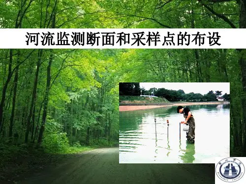 河流监测断面和采样点的布设