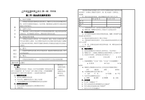 昆虫的生殖和发育