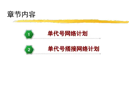 第五章单代号网络图