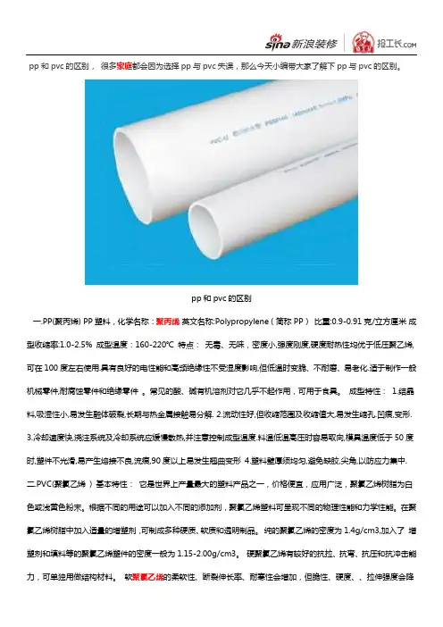 pp和pvc的区别