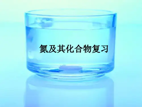 氮及其化合物复习---高三一轮复习