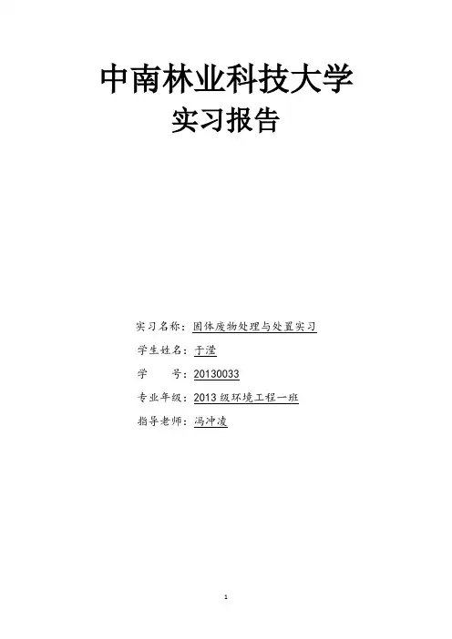 固体废物处理与处置