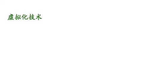 虚拟化技术