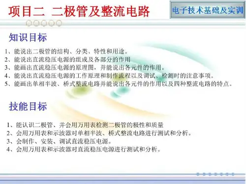 电子技术基础及实训共46页文档