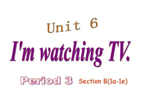 【最新】人教版七年级英语下册Unit6 period3精品课件