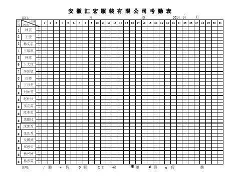 考勤表.xls1.0