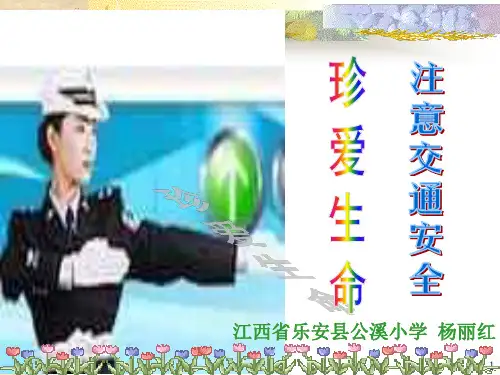[四年级其他课程]《珍爱生命_注意交通安全》课件