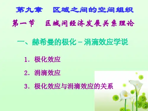第九章区域之间的空间组织