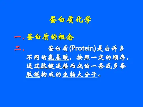 蛋白质化学