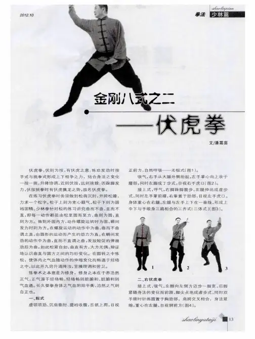 金刚八式之二——伏虎拳