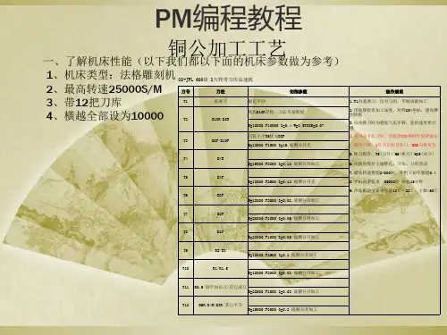 PM编程教程 ppt课件