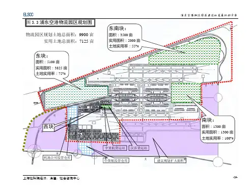 麦肯锡—上海国际化城市发展规划—浦东空港物流园区规划图