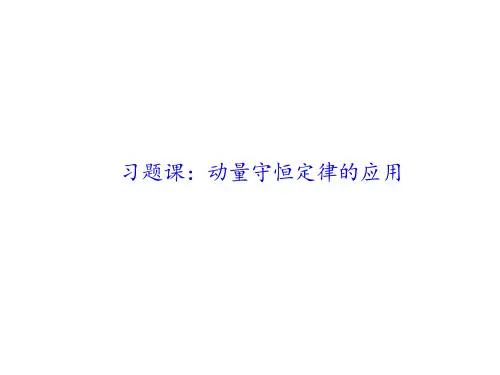 动量守恒定律的应用课件