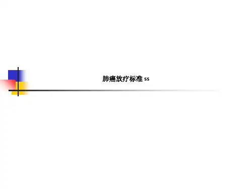 肺癌放疗标准s