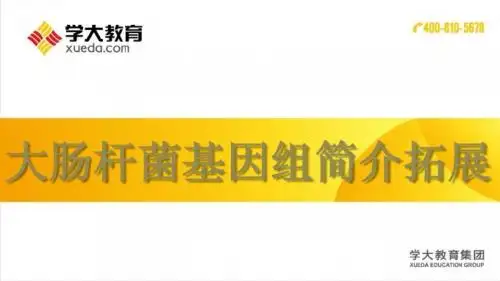 大肠杆菌基因组拓展