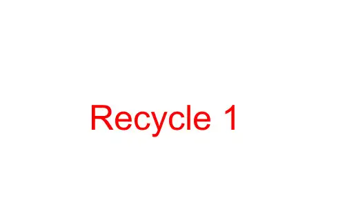 四年级英语下册课件-Recycle 1 -人教PEP版