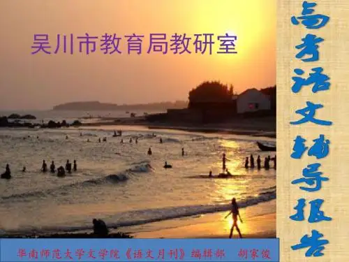 吴川市高考语文讲座2016-1-9