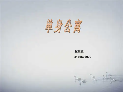 田园风设计PPT