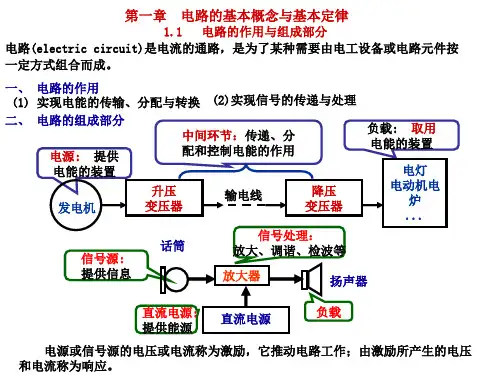 电子电工学 第一章知识点