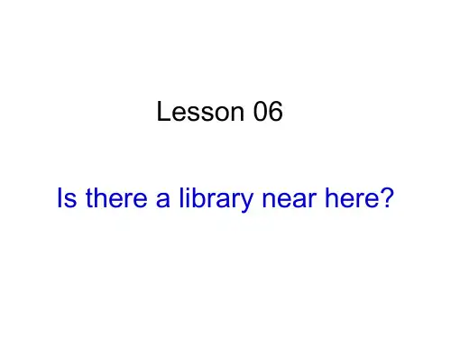 2018春六年级科普版英语下册lesson06ppt课件