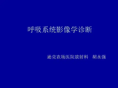 放射线诊断知识 PPT课件