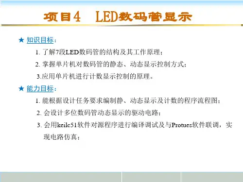 LED数码管显示