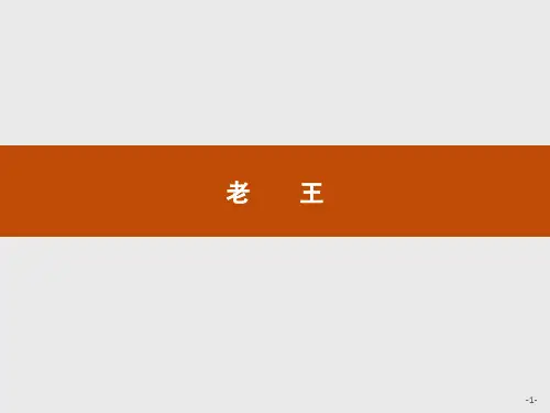 语文苏教版必修三课件：老王