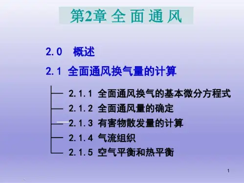 建筑工程-全面通风基础知识
