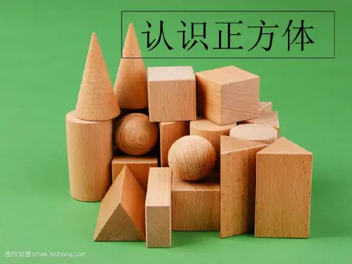 大班数学:认识正方体
