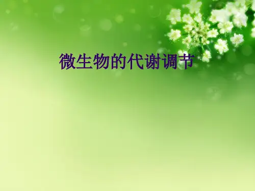 微生物的代谢调节优秀课件