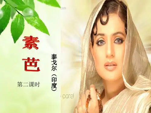 公开课《素 芭》第二课时