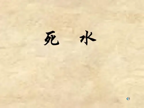 《死水》精品PPT教学课件
