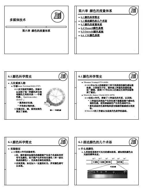 6章 颜色的度量体系