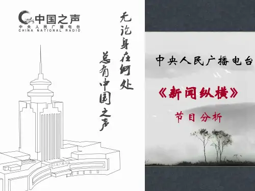 新闻纵横PPT