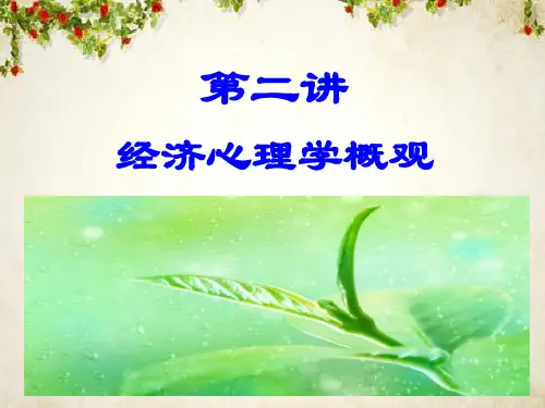 经济心理学概述(ppt 44页)