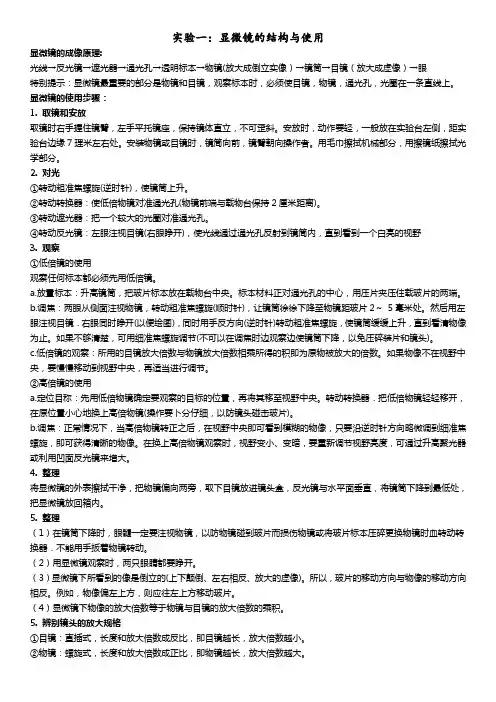 生物实验