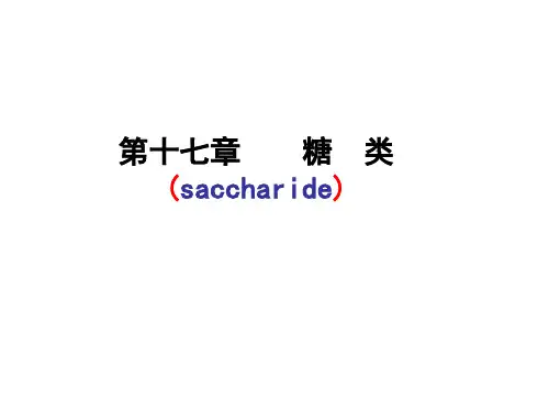 第十七章糖 类