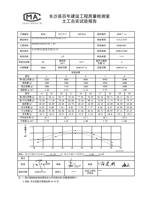 土工击实