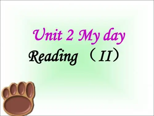 7A Unit 2 ReadingII-olive